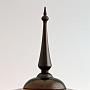 Here's a detailed look at the Ebony finial...you can also see the high-gloss buffed finish on the hollow form.